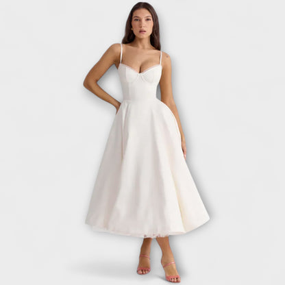 Elisa – Blomstret Midikjole